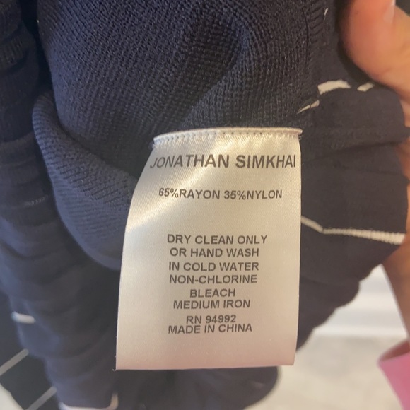 Jonathan simkhai navy midi dress - Picture 9 of 9